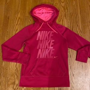 Women's Nike dry fit hoodie with front pocket